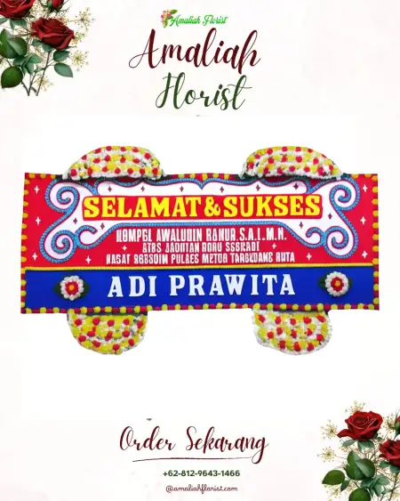 Papan Bunga Ucapan Selamat Suwakan